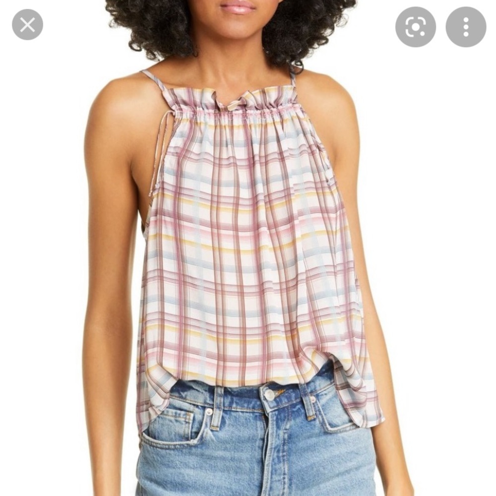 🌟NWT Dolan Melanie plaid cami tank top
